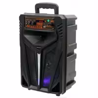 اسپیکر چمدانی GALEXBITمدل GS15به همراه میکروفون به همراه رقص نور