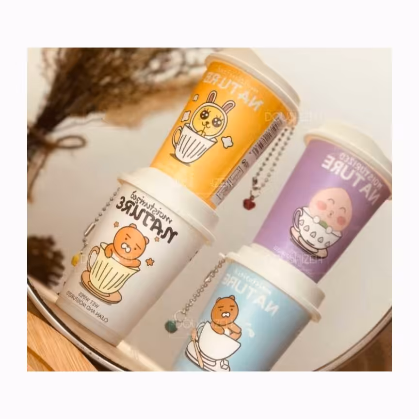 دستمال مرطوب فانتزی طرح ماگ کافی