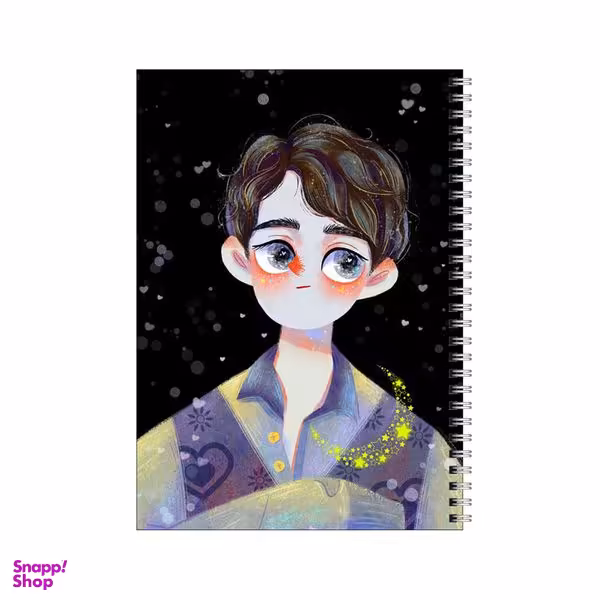 دفتر مشق 80 برگ بامبیلیپ طرح پسر چشم خرگوشی کد 2256897