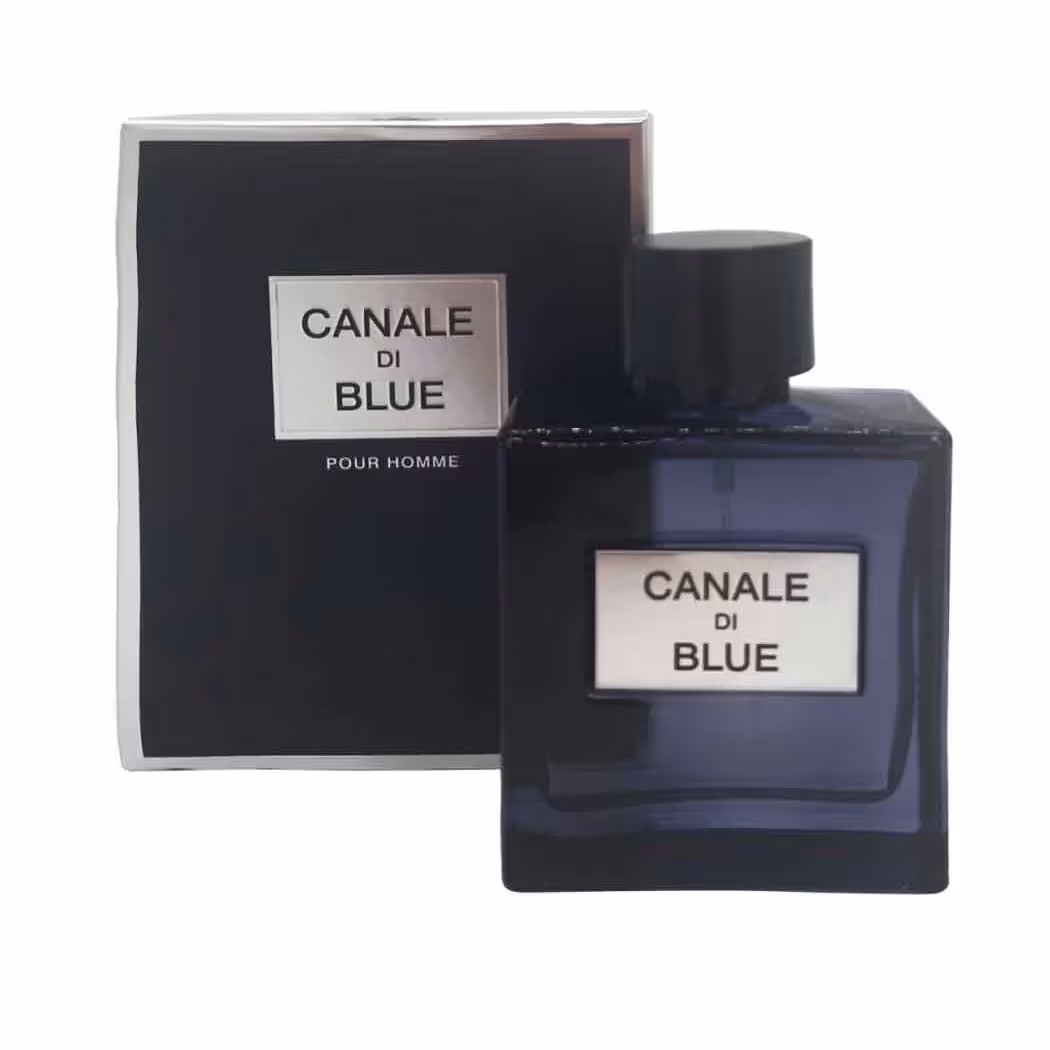 ادو پرفیوم مردانه بلو شنل فراگرنس ورد مدل Canale di Blue Intense حجم 100 میلی لی