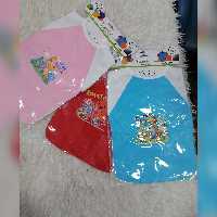 پیش بند آستین دار نوزادی 