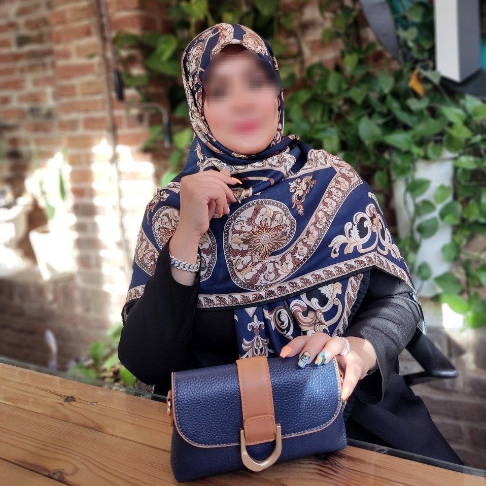 روسری نخی پاییزه دست دوز رنگهای متنوع