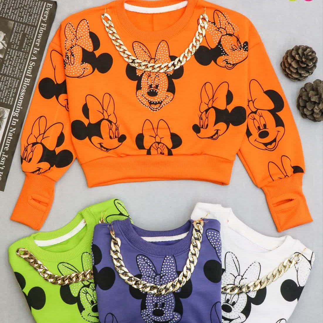 کراپ دخترانه پوشاک کودک