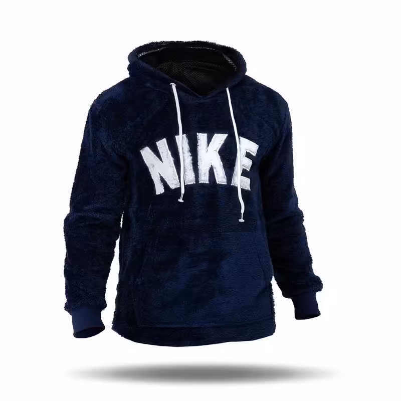 هودی تدی مردانه کلاهدار نایک رنگ سورمه ای