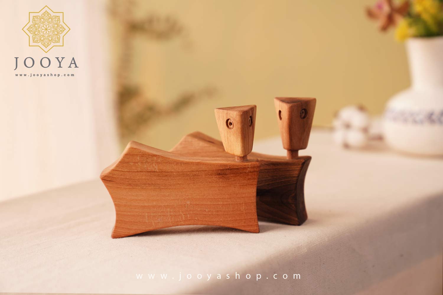 مجسمه چوبی گربه طرح 2