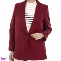 کت زنانه چرلو مدل 2205040 رنگ زرشکی