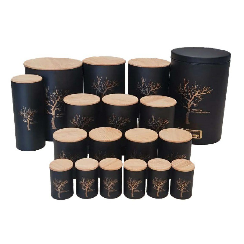 سرویس حبوبات 18پارچه درب بامبو آرتیستون 