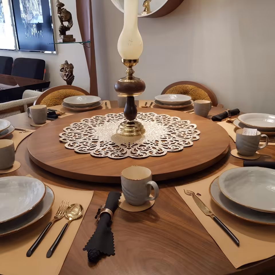 رومیزی . جلومبلی طرح قلب سایز 65