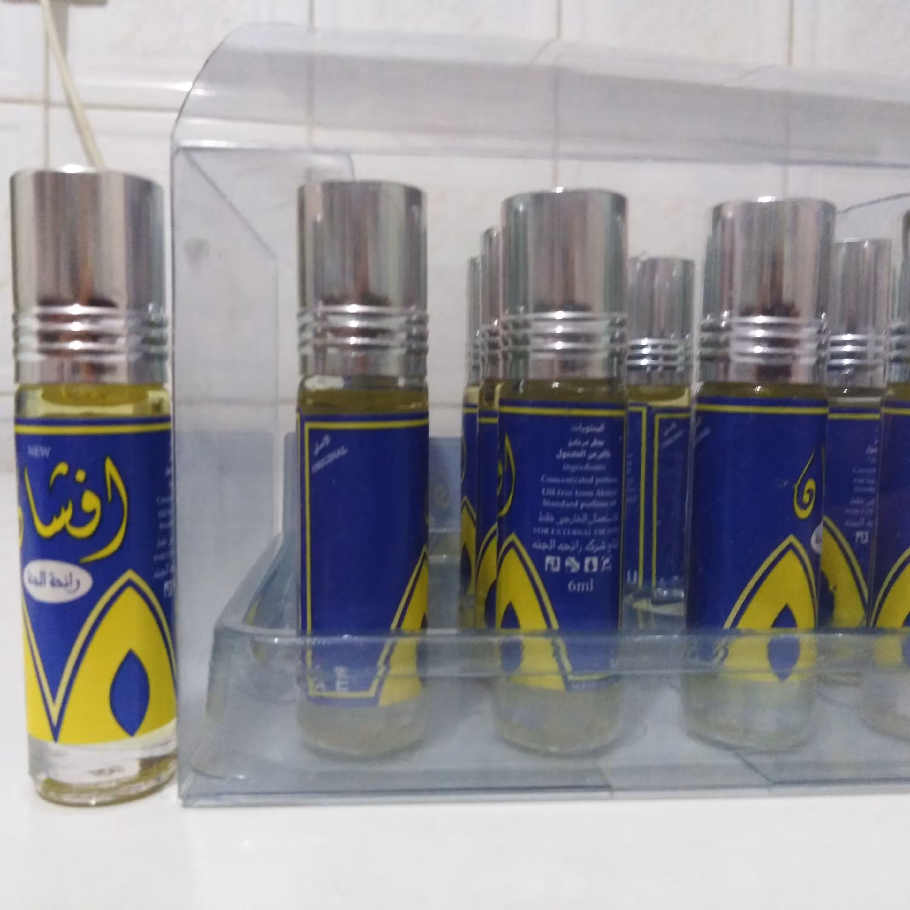 عطر جیبی افشان، روغنی،برند الرحاب ساخت کشور امارات عربی، اغواکننده، مردانه  وزنانه