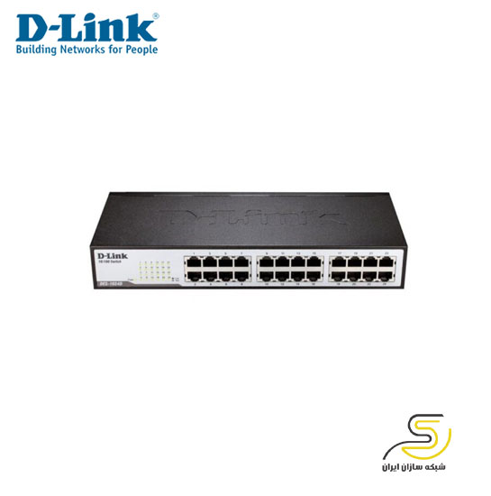 سوییچ 24 پورت غیر مدیریتی و دسکتاپ دی-لینک مدل DES-1024D
