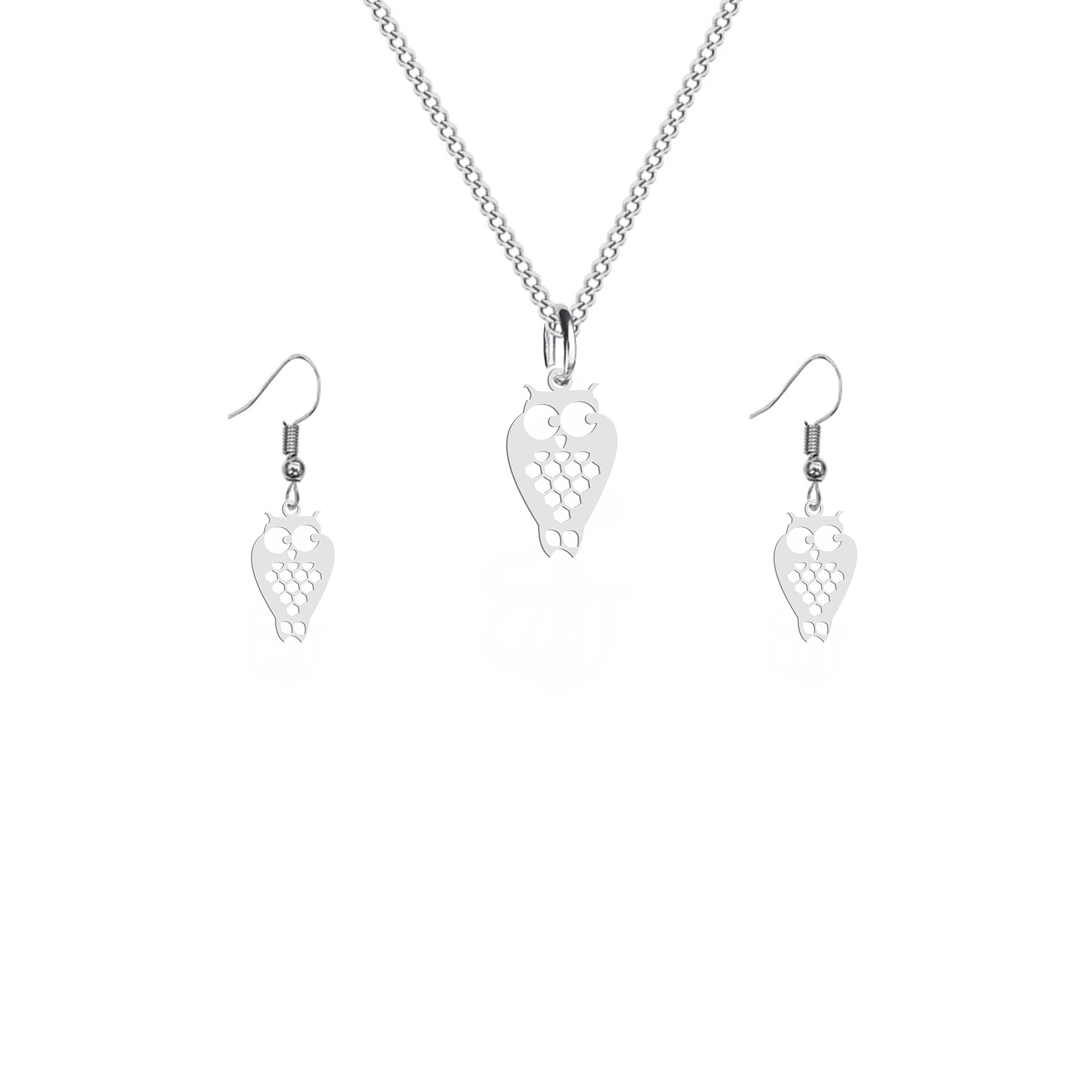 نیم ست هایکا گالری طرح جغد کد ha116