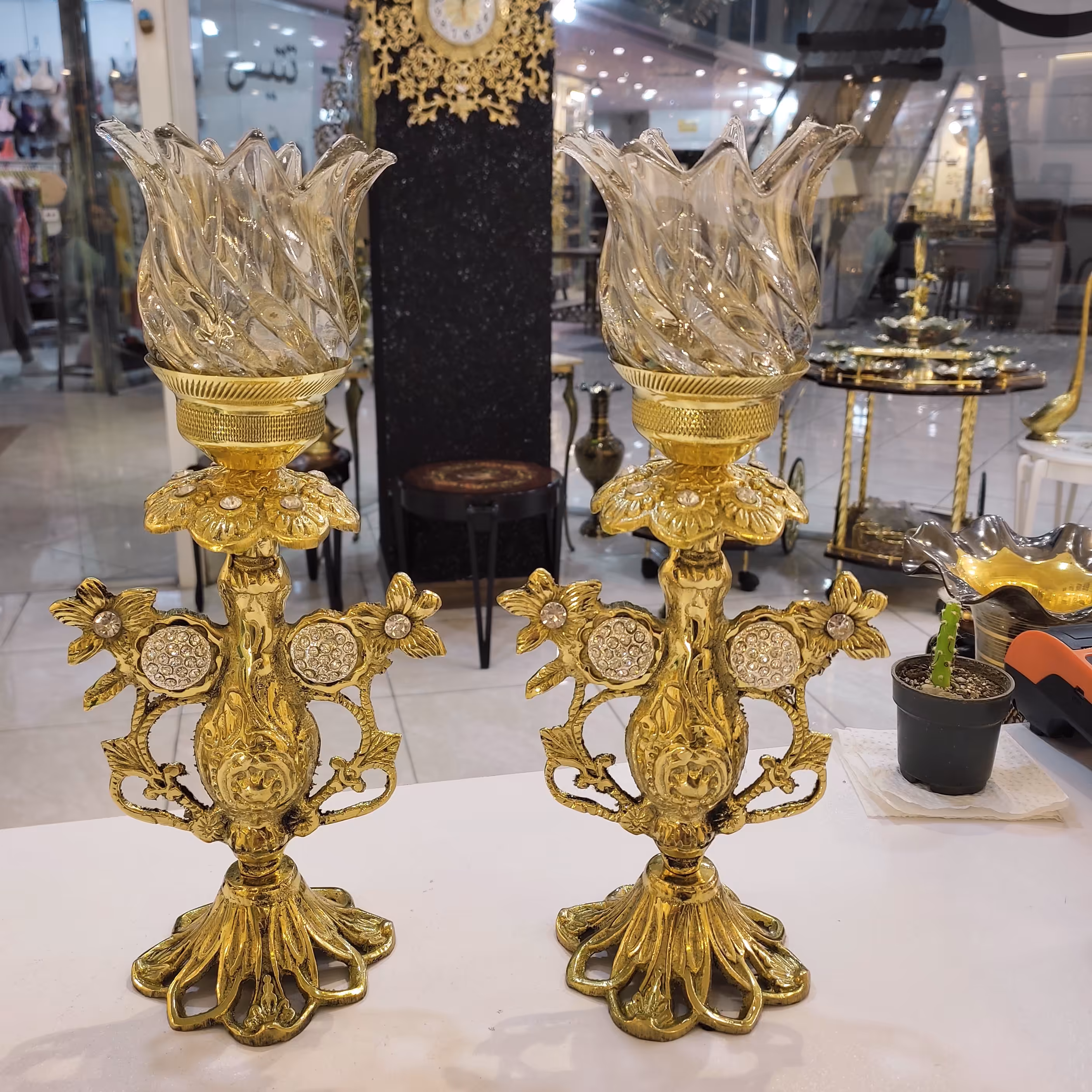 شمعدان برنجی ( برنز )