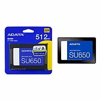 هارد SSD لپ تاپ 512 گیگابایت Adata Sata 2.5Inch SU650 گارانتی آونگ
