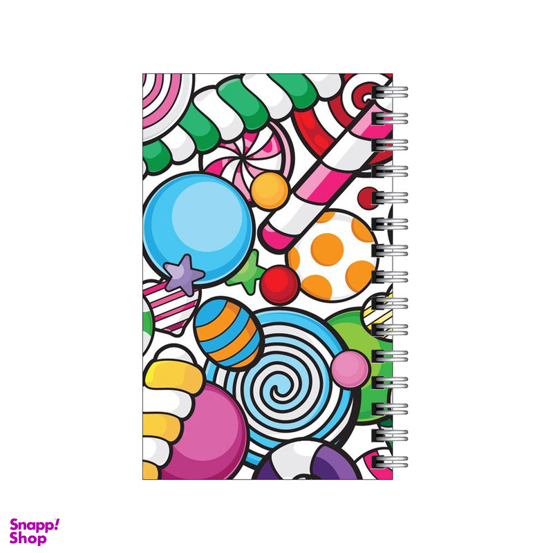 دفترچه یادداشت مدل to do list طرح پترن آبنباتی رنگی کد 1573978