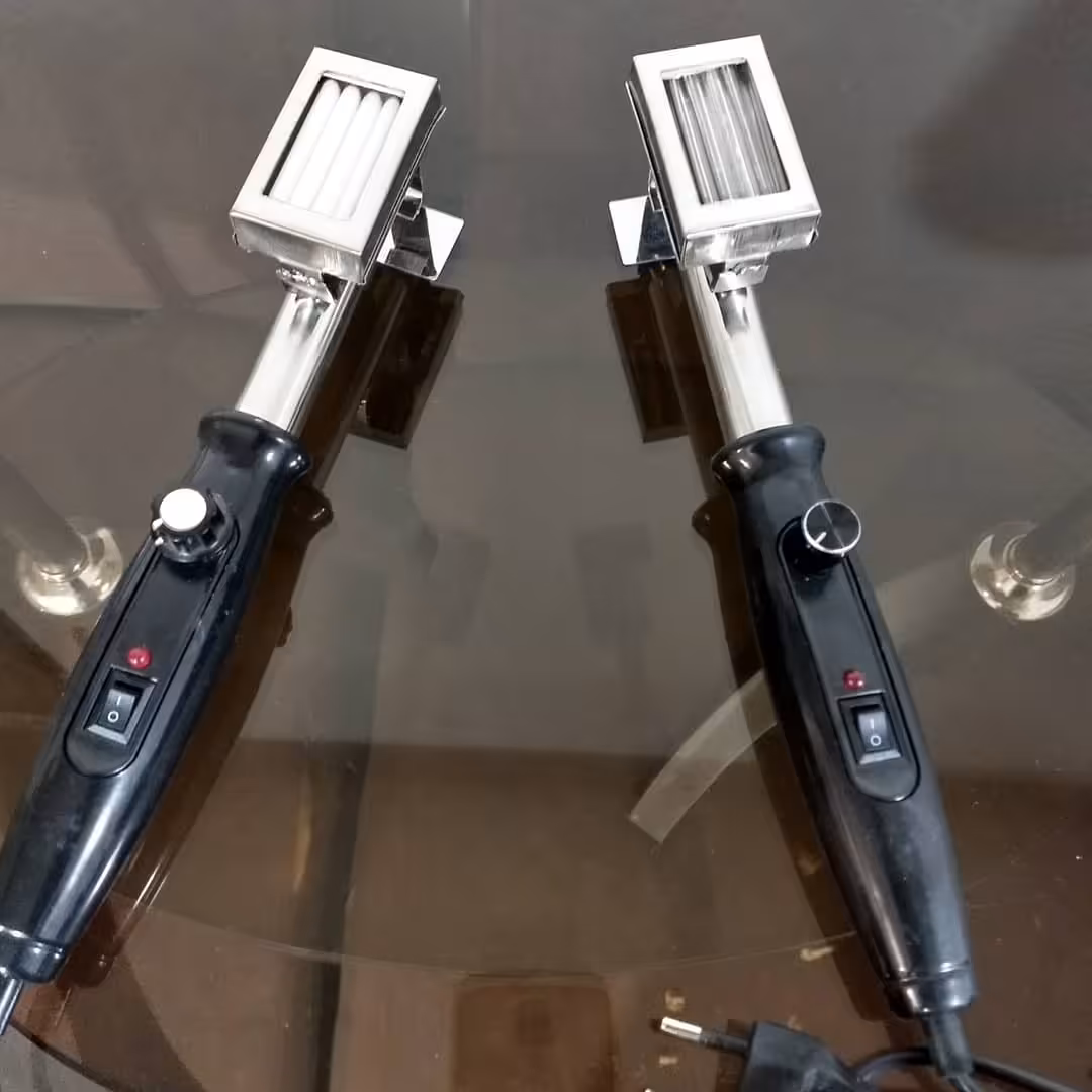 انبر برقی کوارتز ، زغال برقی ، انبربرقی