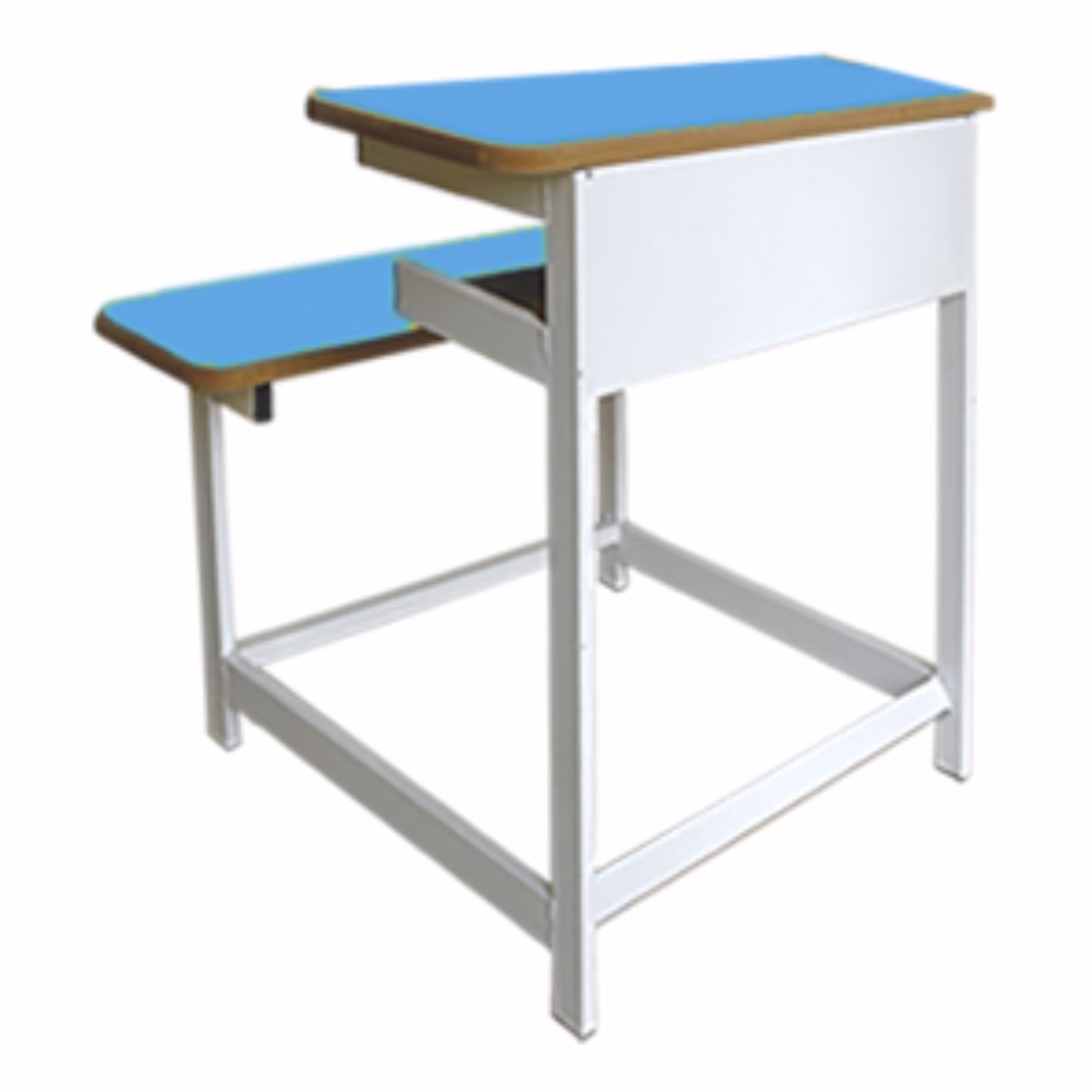 نیمکت یک نفره پیش دبستانی بدون تکیه گاه