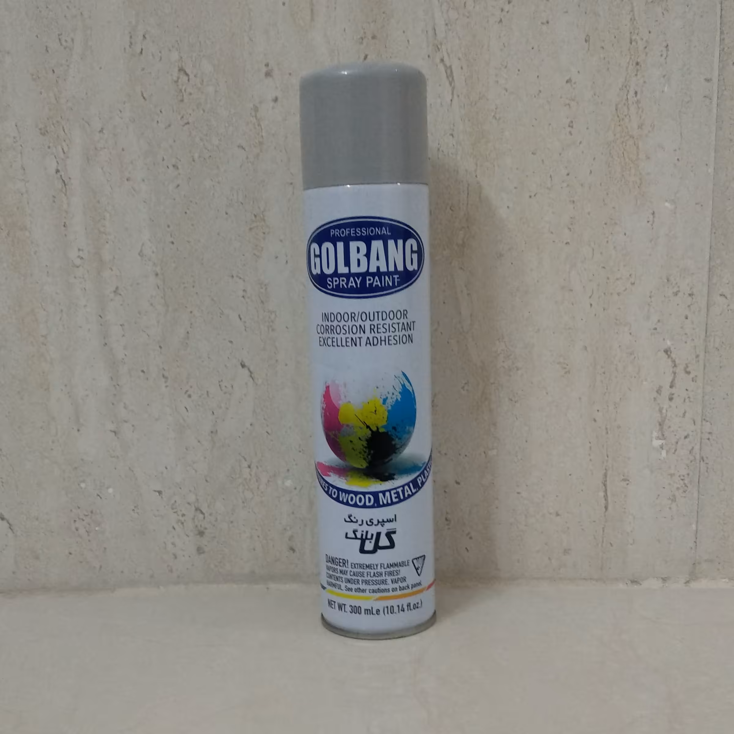 اسپری رنگ طوسی روشن 1