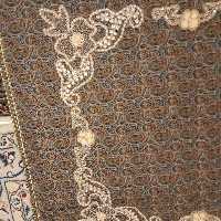 رومیزی سرمه دوزی و مروارید دوزی 