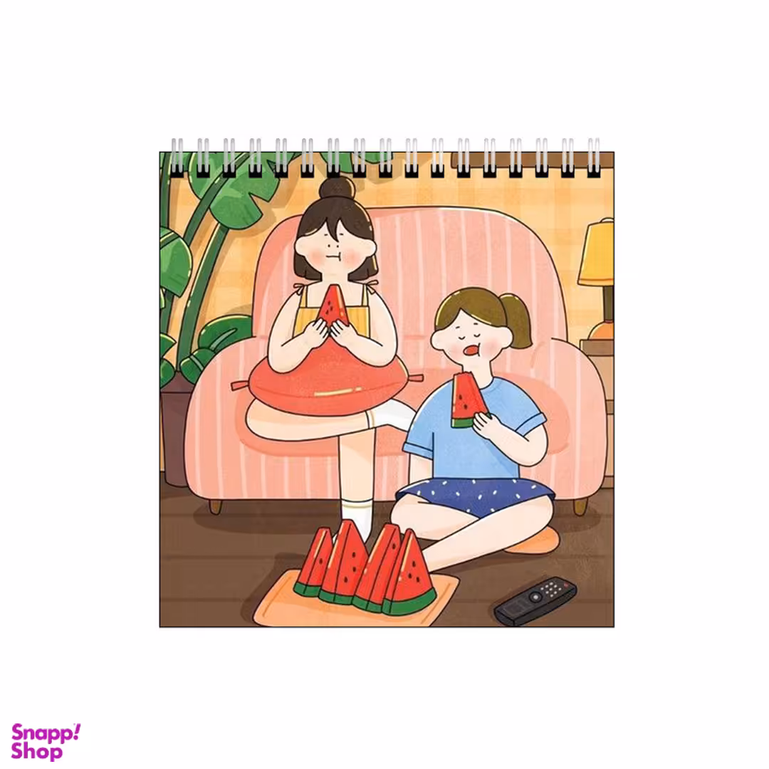 دفتر طراحی بامبیلیپ طرح هندوانه خوران کد 8929074