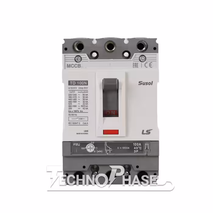 کلید اتوماتیک کمپکت 250 آمپر قابل تنظیم حرارتي LS مدل METASOL