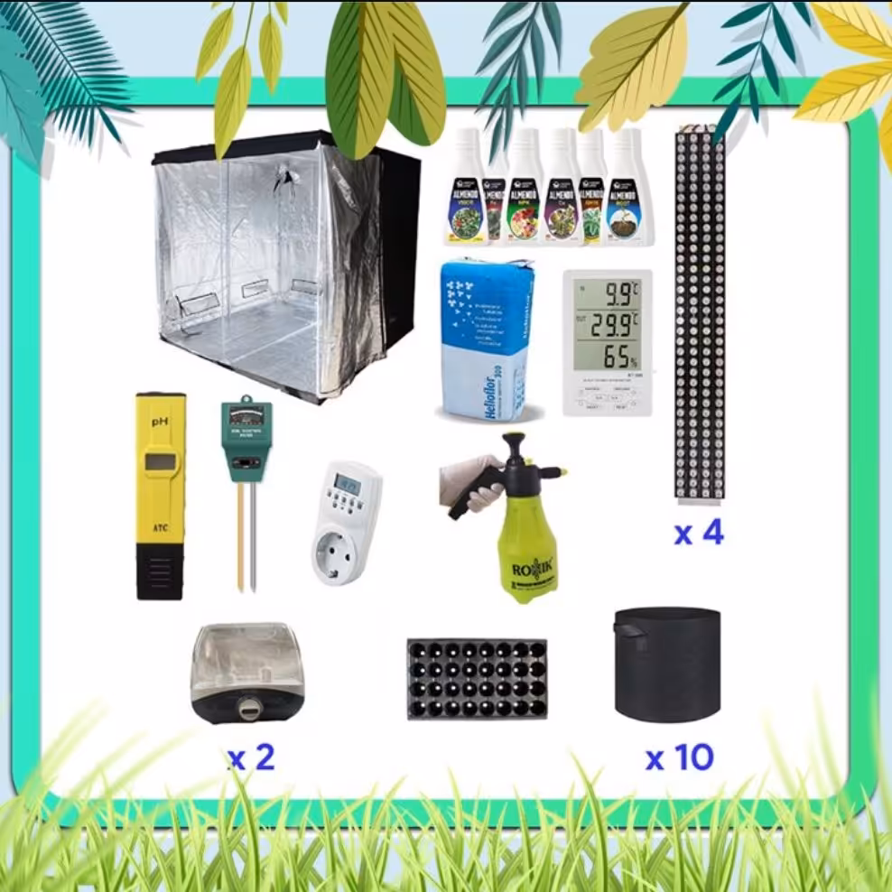 پکیج کامل کاشت تا برداشت 10 گلدان ( مخصوص فلفل آجی کاراپیتا )