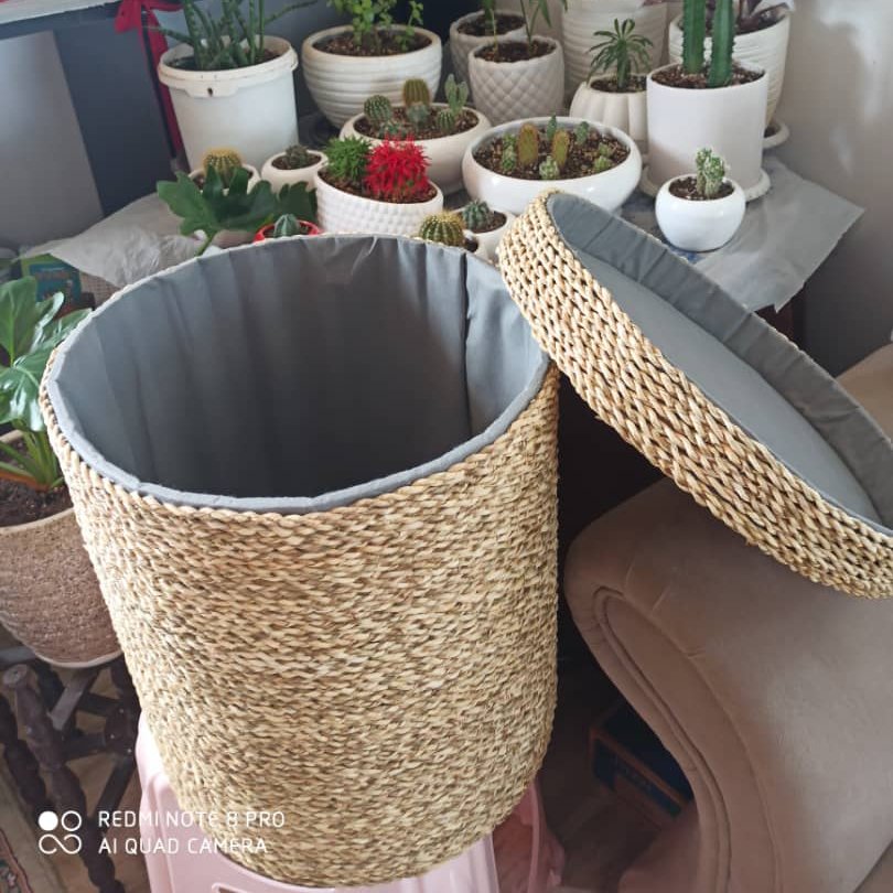 ست سه تیکه باکس حصیری 40،35 و 30 سانتی باهم ،هزینه ی ارسال پسکرایه به عهده ی مشتری