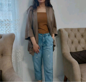 پانچو زنانه ابروبادی مدل مانتو پانچو خنک
