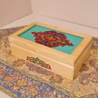 جعبه چوبی زیورآلات و نگه دارنده چای و دمنوش کد 2