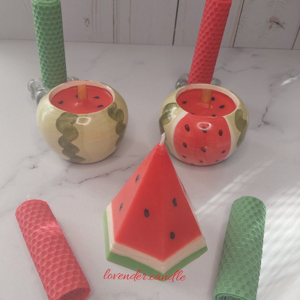 شمع سفالی هندوانه