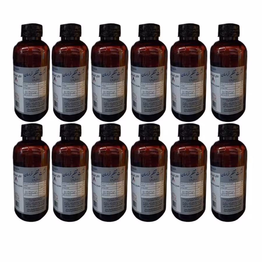 کارتن 12 عددی اتانول 96 درصدتقطیر خراسان بدون افزودنی پزشکی