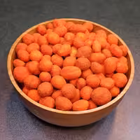 بادام زمینی روکش دار با طعم کچاپ تازه نیم کیلویی آجیل و خشکبار مهران