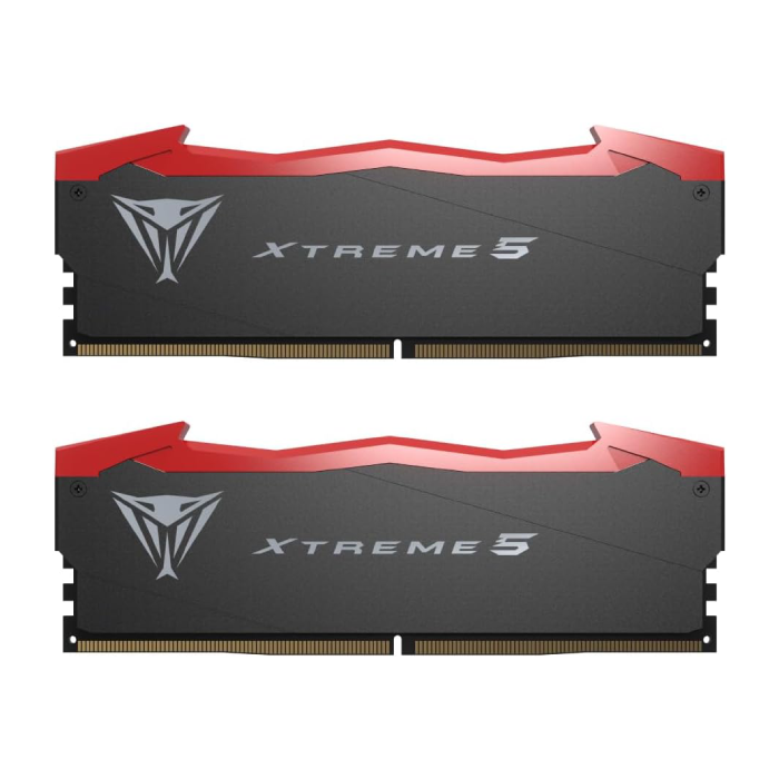 رم کامپیوتر DDR5 دو کاناله 6000 مگاهرتز CL30 پاتریوت Viper Xtreme 5 ظرفیت 48 گیگابایت