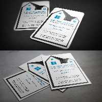 کارت ویزیت مشاور املاک ایستاده - گرافیک با طعم تربچه