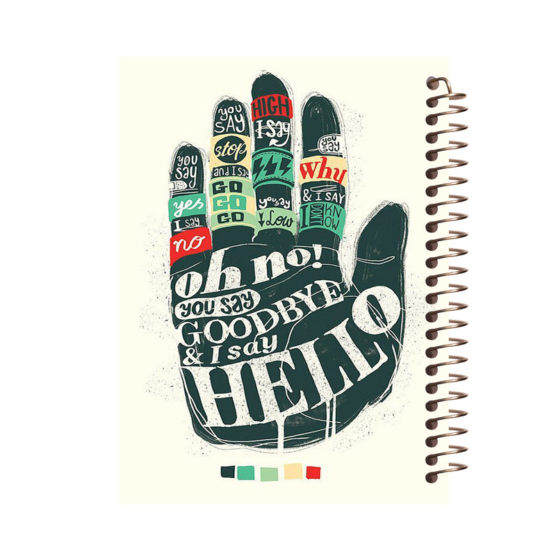 دفتر زبان مشایخ طرح انگشتان دست کد 1928