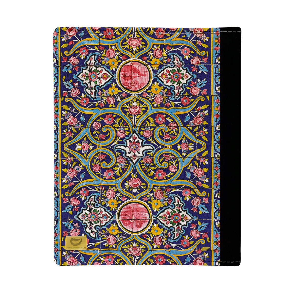 کلاسور پارچه ای طرح کاشی اسلیمی کد trm523