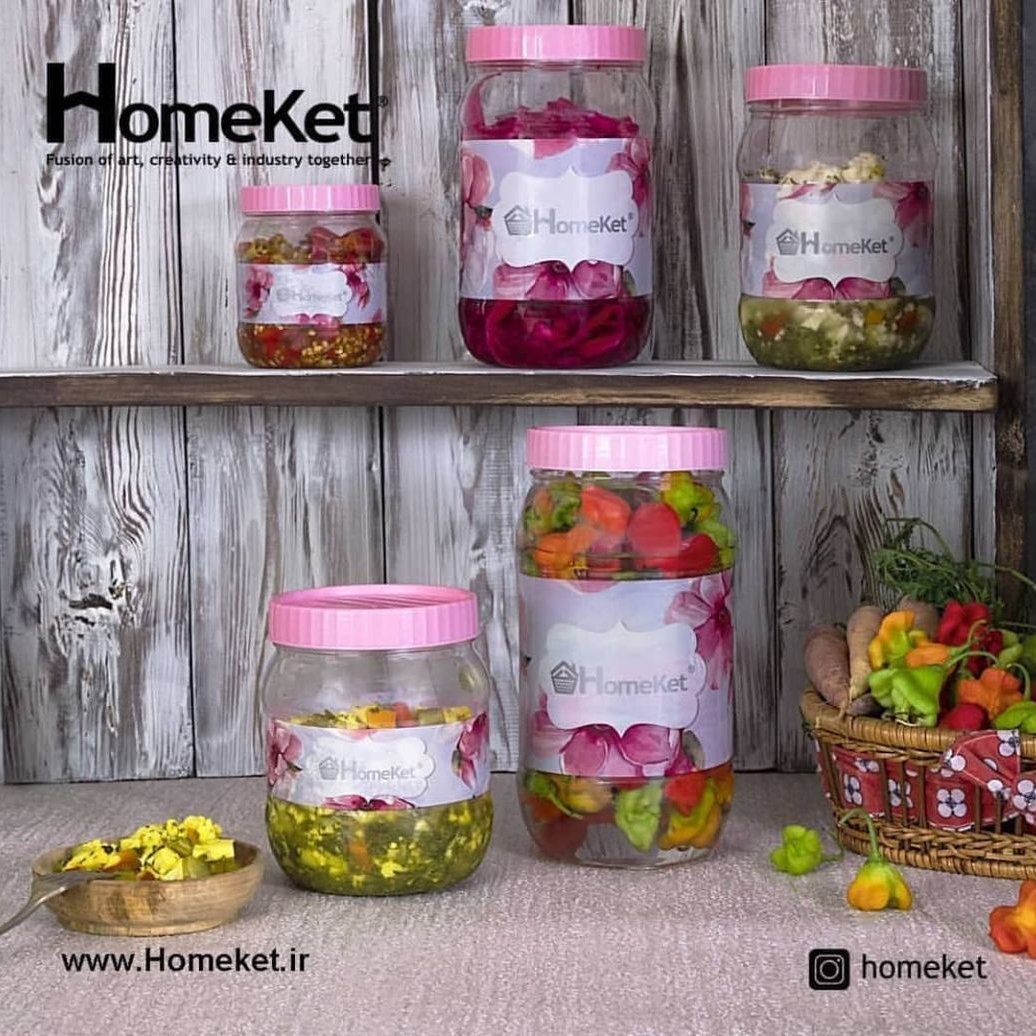 قوطی های گلدار هوم کت