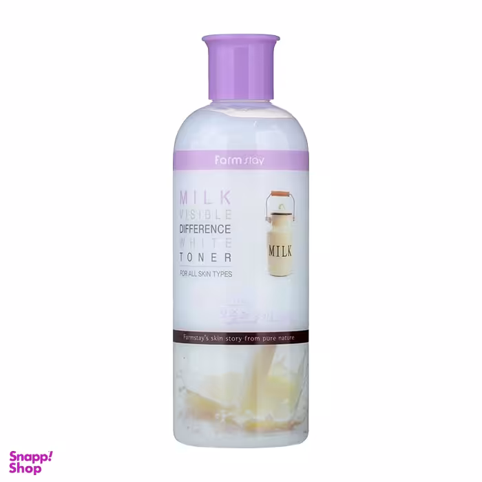 تونر روشن کننده پوست فارم استی مدل Milk حجم 350 میلی لیتر