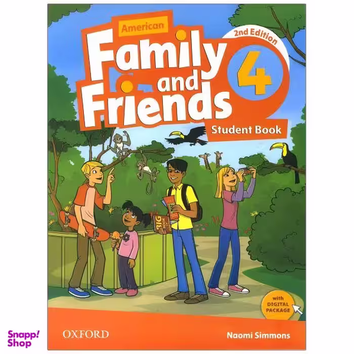 کتاب American Family and Friends 4 اثر Naomi Simmons انتشارات زبان مهر