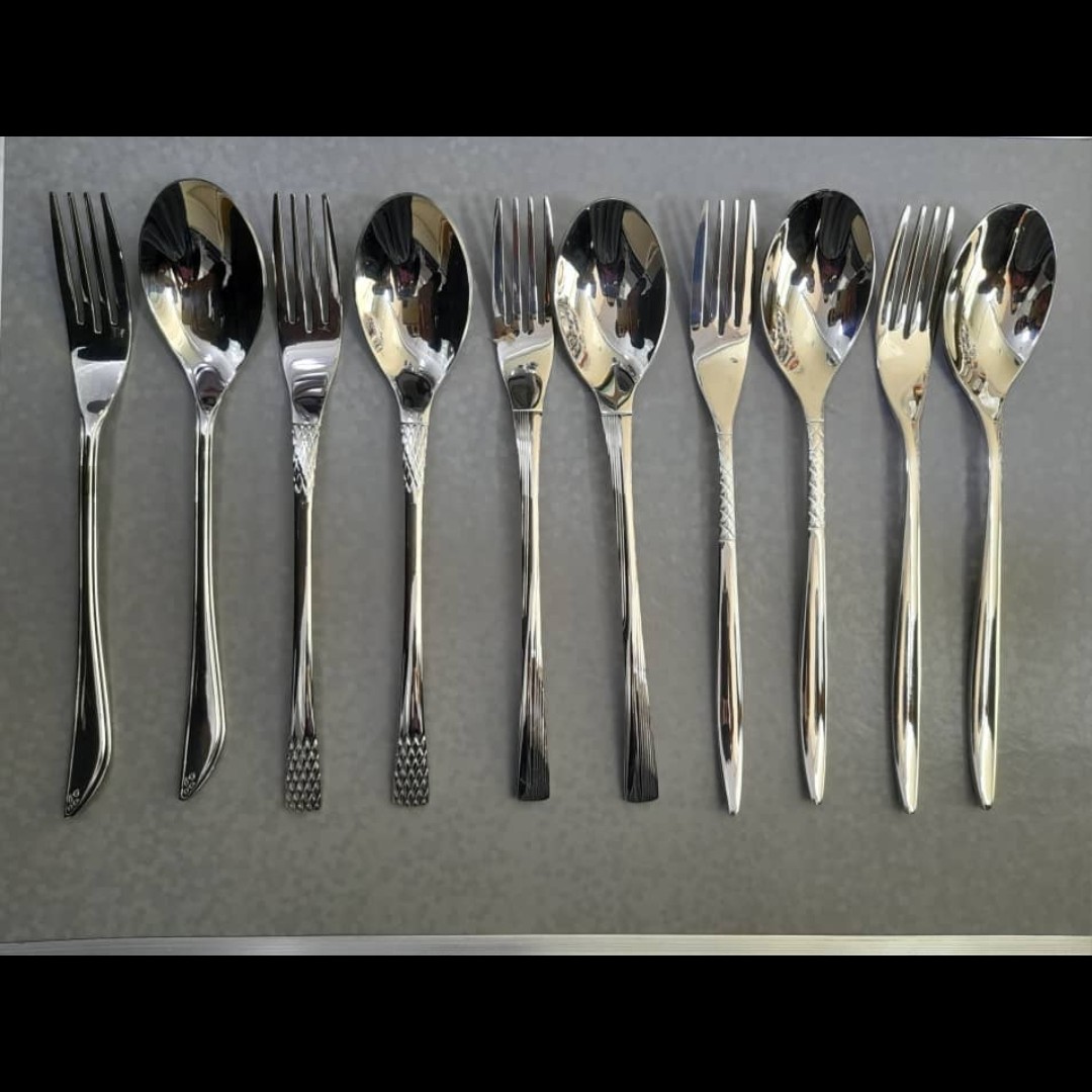 سرویس قاشق و چنگال.. اروپایی 120پارچه کیفیت عالی
