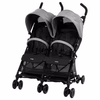 کالسکه دوقلو تاشو طوسی مدل  opal جیکل jikel