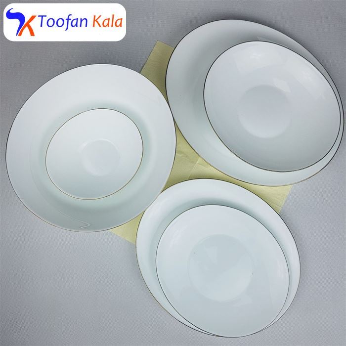 سرویس آرکوپال 26 پارچه دینو مدل بیضی  لب طلا