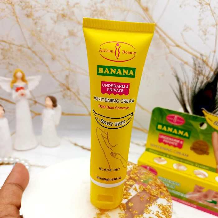کرم درخشان کننده و سفید کننده زیر بغل و اندامهای خصوصی موز آیچون بیوتی Aichun Beauty
