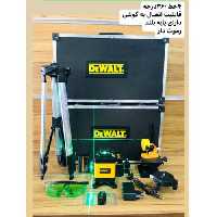 تراز لیزری دیوالت نور سبز 360 درجه 16 لاین با قابلیت اتصال به موبایل و ریموت کنترل از دور