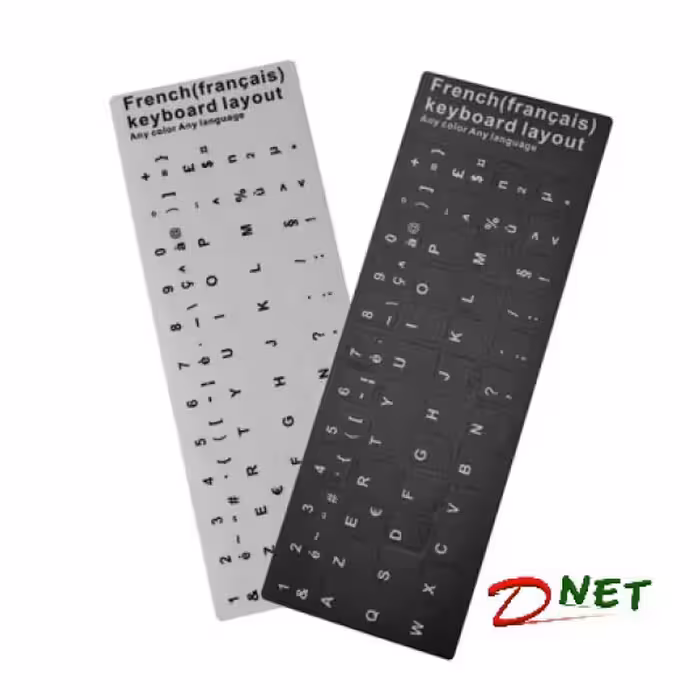 بر چسب حروف کیبورد فارسی انگلیسی چرمی