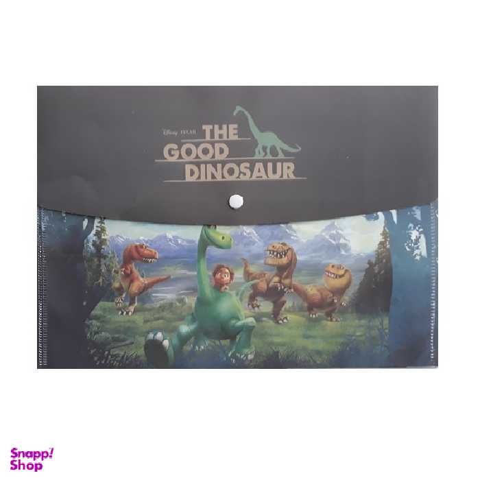 پوشه دکمه دار A4 شمیز طرح دایناسور خوب