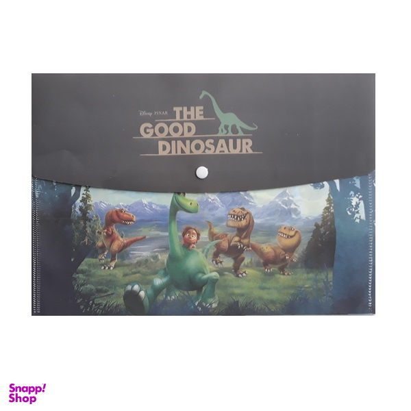 پوشه دکمه دار A4 شمیز طرح دایناسور خوب