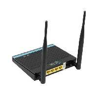 مودم وای فای روتر WiFi ADSL دو آنتن مدل یوتل UTEL A304 plus چهار پورت مشکی
