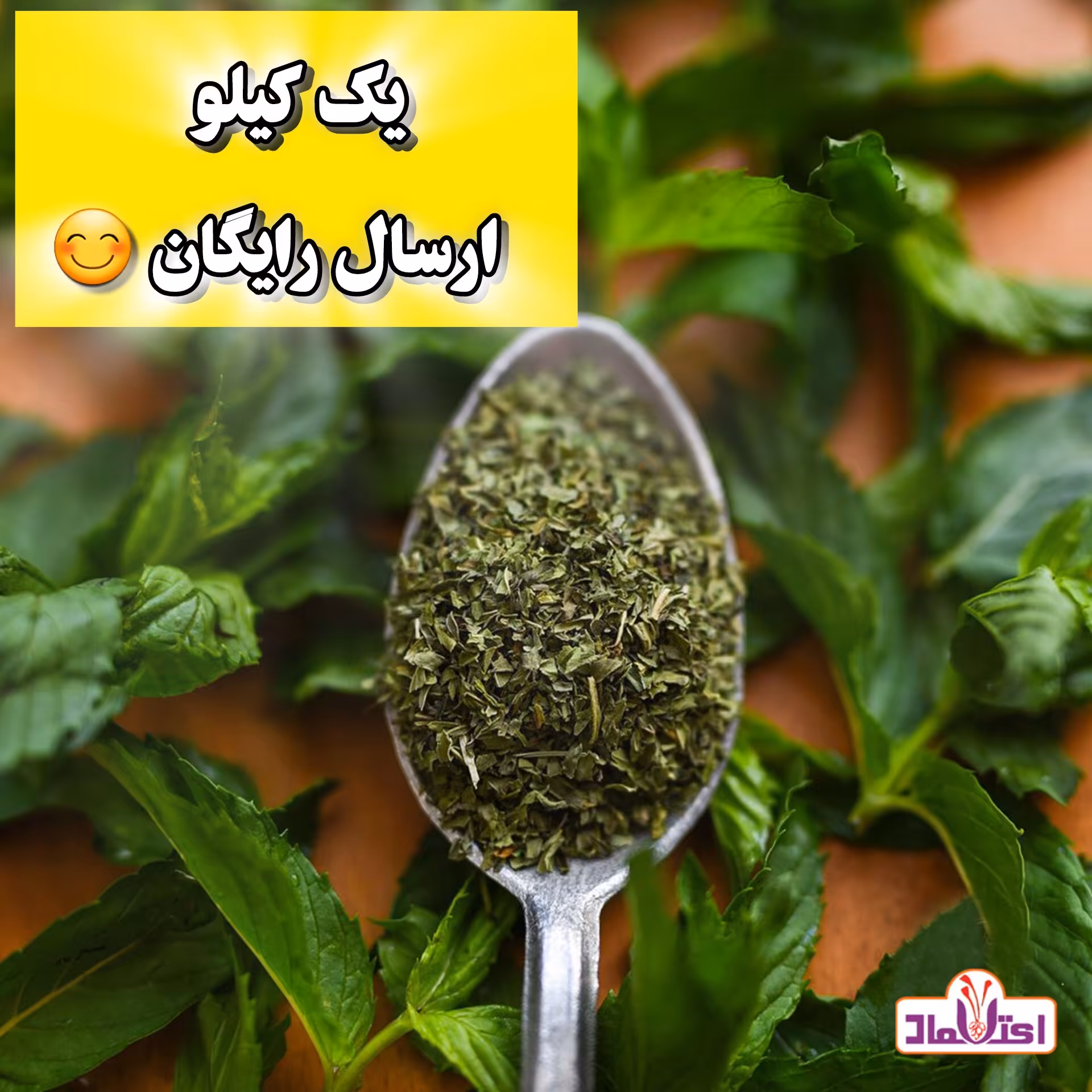 سبزی نعنا خشک اعلا 250 گرمی اعتماد (نعنا بلغور)