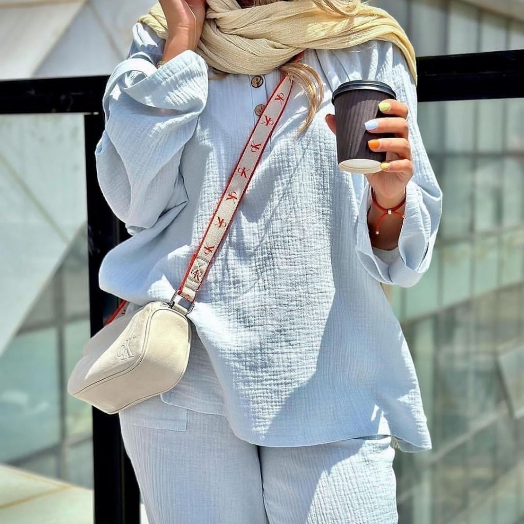 مانتو شلوار بیسکوییتی