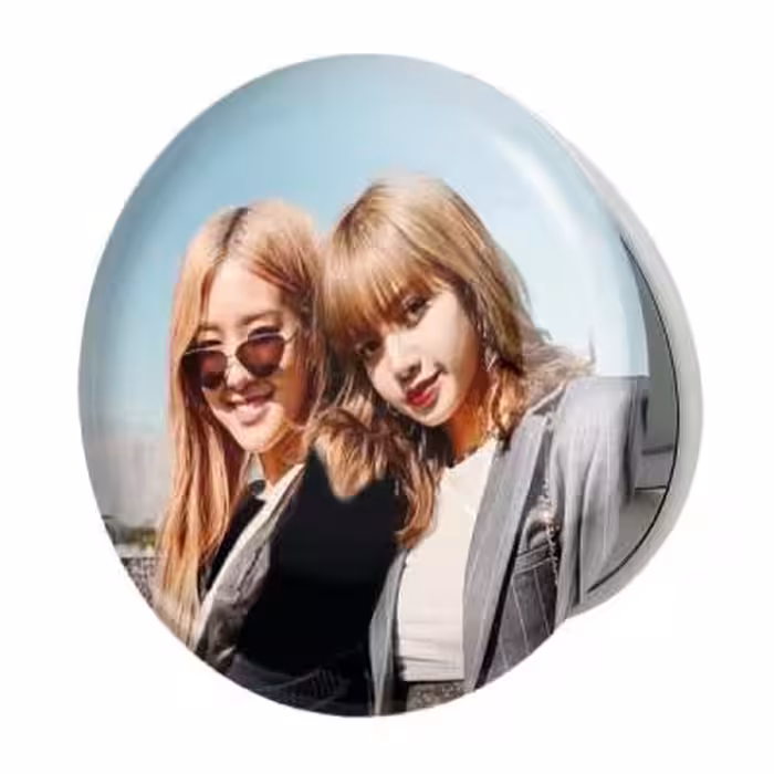 آینه جیبی خندالو طرح گروه بلک پینک Black Pink مدل تاشو کد 14503